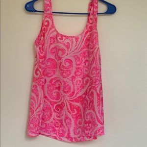 EUC/like new silk Lilly Pulitzer blouse